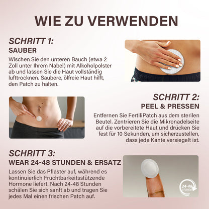 Oveallgo® FertiliPatch Mikronadel-System zur Steigerung der Fruchtbarkeit