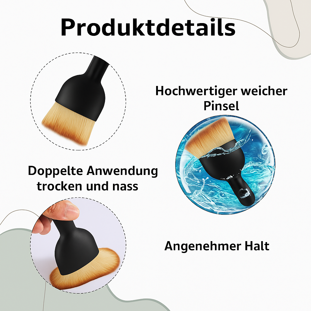 Oveallgo® Auto-Innenreinigungsbürste mit Schutzabdeckung