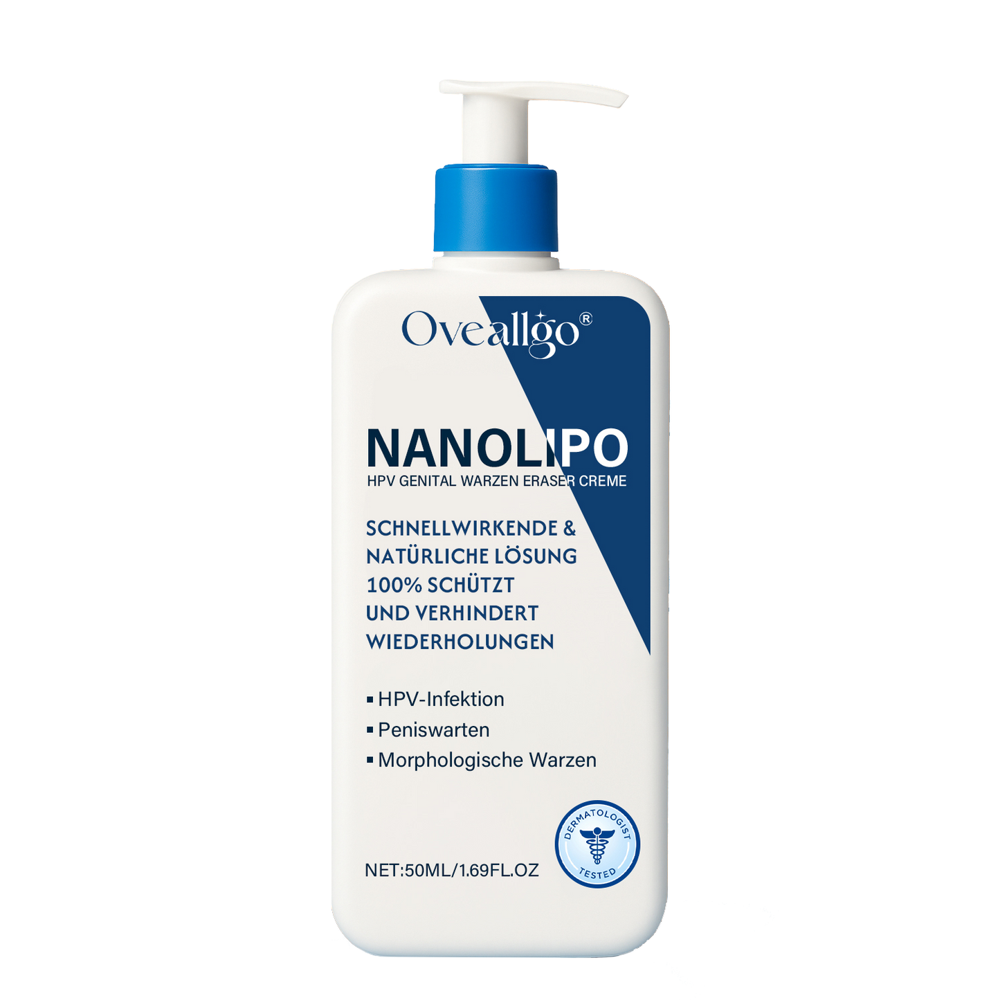 Oveallgo® NanoLipo HPV Genital warzen-Eraser creme