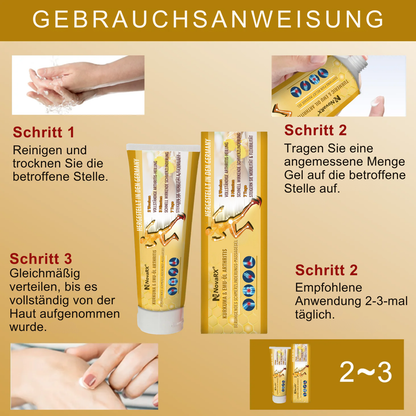 NovaRX® Kurkuma & Emu-Öl Arthritis-beruhigendes Schmerzlinderungs-Massagegel